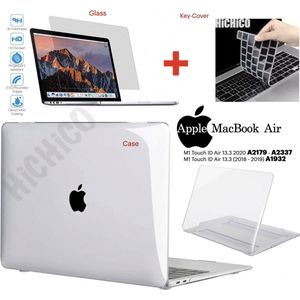 MacBook Air 13 inch Case - (2020 / 2019 / 2018) modellen: A2337 M1 - A2179 - A1932 - Beschermende Plastic Hard Cover - MacBook Air 13.3 Hoes - Nieuwe MacBook Case - MacBook Cover / Hoes / MacBook Sleeve - MacBook Air 13 Touch ID --- HiCHiCO®