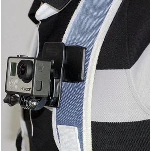Plastic Holder 360 Degree Backpack Bag - Zwart - Voor GoPro - Sports Camera Accessoires