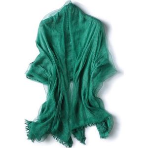 Damessjaal – Transparante Omslagdoek – Groen