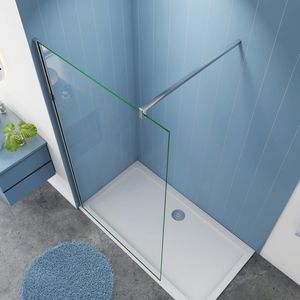 Inloopdouche Blossom 90X200 8Mm Helder Glas Antikalk Chroom