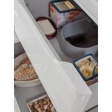 Badkamermeubel Foxton - Antraciet - 100x46x55cm - Incl. Witte Keramische Wastafel - Voorgemonteerd - Greeploos - 2 Lades - MDF