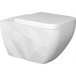 Bien Crystal Toilet Randloos inclusief Toiletbril