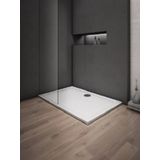 Serie Daisy - Douchebak- Wit - 160x90 - Rechthoek - Polystone - Excl. Sifon Daisy