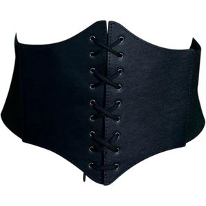 FIFO Effen Unisex Dames Korset, Ruimer Verstelbaar, Elegant, Esthetisch, Koffie/Coffee