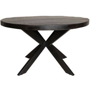 Eetkamertafel Denver Black Rond 150