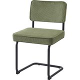 Eetkamerstoel Bauhaus Rib Groen