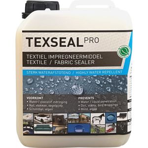 Texseal Pro - 2,5 liter - Jas waterdicht maken - Schoenen waterdicht maken - Tent impregneren - Bank impregneren - Nanocoating - Tent waterdicht maken - Bank beschermer - Bootkap impregneren