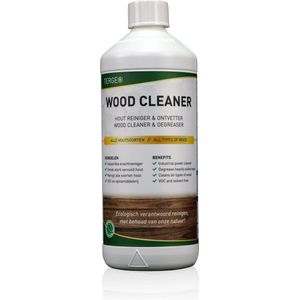 Tergeo Wood Cleaner - Hout schoonmaken - Innovatief hout reinigingsmiddel - Voor het moeiteloos schoonmaken van licht tot zwaar vervuild hout - Professionele hout cleaner