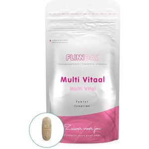 Multi Vitaal 90 tabletten (Multivitamine voor een verhoogde behoefte, tot 200% ADH) - 90 Tabletten - Flinndal