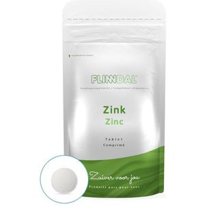 Zink 90 tabletten (Ondersteunt het herstellend vermogen van de huid) - 90 Tabletten - Flinndal