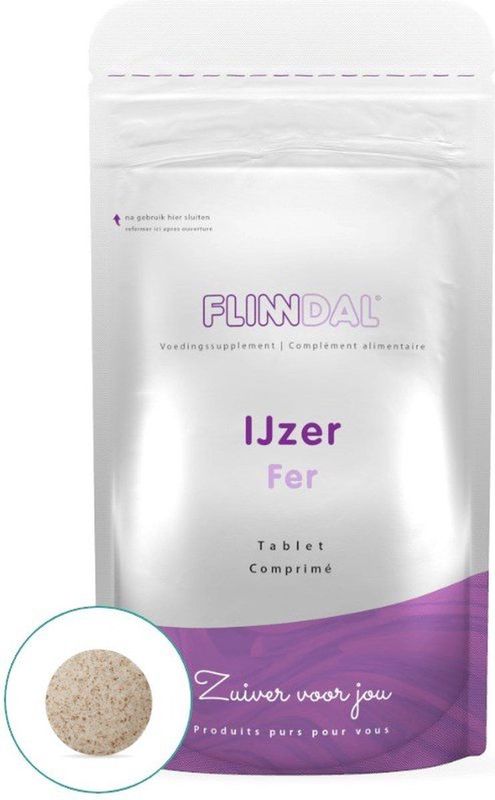 Flinndal - IJzer - Tabletten - 14 mg - Met Vitamine C