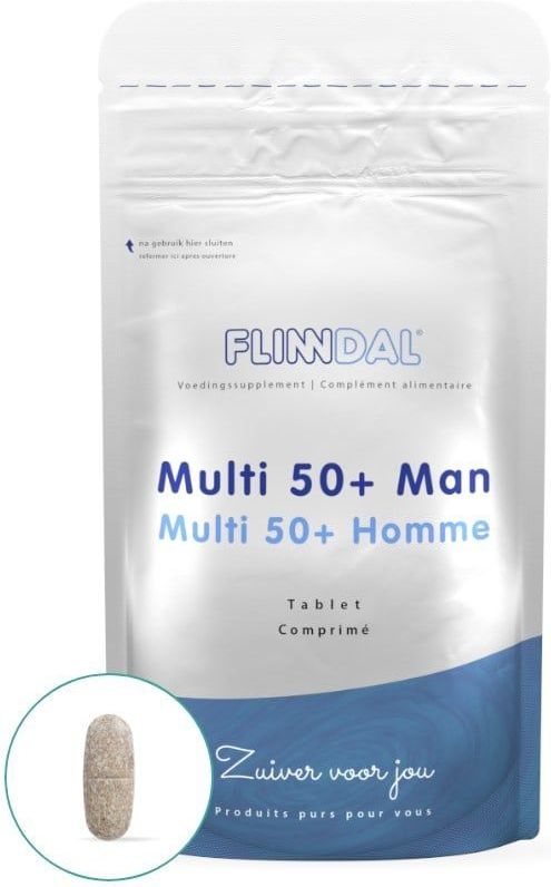 Multi 50+ Man 30 tabletten - Multivitamine voor mannen van 50 tot 70 jaar