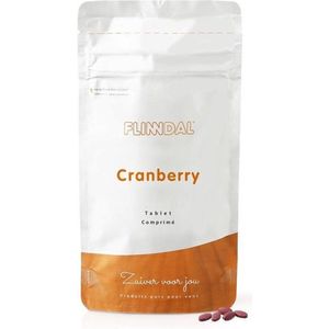 Flinndal Cranberry Tabletten - Met Guldenroede - Voor Blaas en Urinewegen - 90 Tabletten