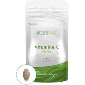 Vitamine C Forte 90 tabletten (Antioxidant, ondersteunt het immuunsysteem en zorgt voor een goede weerstand) - 90 Tabletten - Flinndal