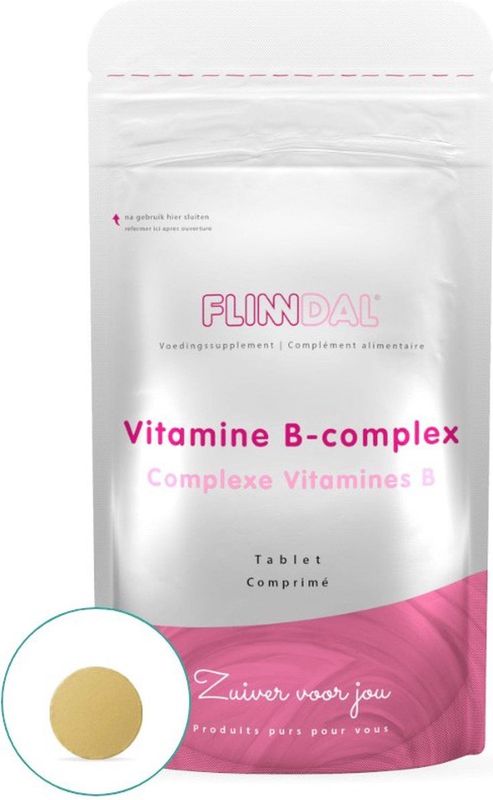 Flinndal Vitamine B Complex - Alle 8 B-Vitaminen - 30 Tabletten