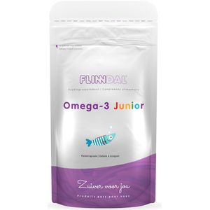 Omega-3 Junior 90 capsules met herhaalgemak (Kauwcapsule voor kinderen met tutti frutti smaak) - 90 Capsules - Flinndal