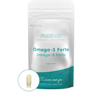 Flinndal Omega 3 Forte Capsules - Hoog Geconcentreerd Visolie Suppplement - 30 Capsules