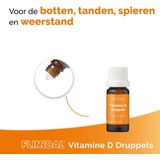 Vitamine D Druppels 10 ml met herhaalgemak (Bevat 5 mcg vitamine D3 per druppel (200 IE)) - 10 ml - Flinndal