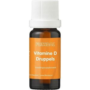 Flinndal Vitamine D Druppels - Bevat 5 mcg Vitamine C per Druppel (200 IE) - 10 ml