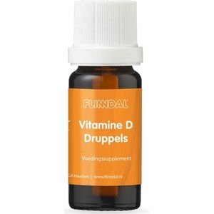 Flinndal Vitamine D Druppels - Bevat 5 mcg Vitamine C per Druppel (200 IE) - 10 ml
