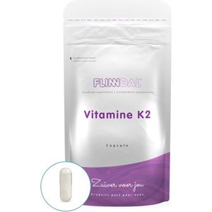 Vitamine K2 90 capsules met herhaalgemak (Ondersteunt de botten) - 90 Capsules - Flinndal