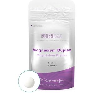 Flinndal Magnesium Duplex Tabletten - Helpt bij Vermoeidheid - 90 Tabletten