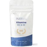 Flinndal Vitamine D3 & K2 Capsules - 62,5 mcg Vitamine D3 (2500 IE) - 100 mcg Vitamine K2 - Combinatie om Botten Gezond te Houden - 30 Capsules