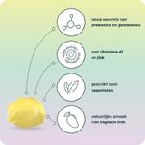 Flinndal - Gut Vibes Gummies - 60 Kauwtabletten - Bevat Prebiotica en Postbiotica