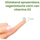 Vitamine D Vegan 90 tabletten (Uitstekend opneembare, veganistische vorm van vitamine D3) - 90 Tabletten - Flinndal