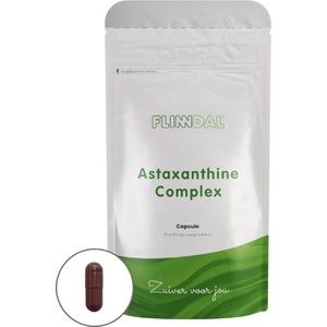 Astaxanthine Complex 30 capsules (100% natuurlijke astaxanthine (Astapure®) - Ter bescherming van gezonde cellen en weefsels) - 30 Capsules - Flinndal