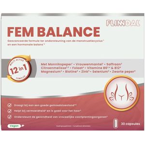 Flinndal - Fem Balance - Voedingssupplement - 12-in-1 Formule - Plantenextracten