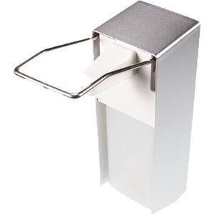 ELBOW RVS-Elleboog dispenser 1000ML voor desinfectiemiddel en/of zeep - zeepdispenser- elleboogdispenser - aluminium zeep pomp - hygiënisch desinfecterend - wandmodel (ook voor zeep)