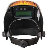 Topgear Automatische Lashelm - Vlammen - Flame Skull