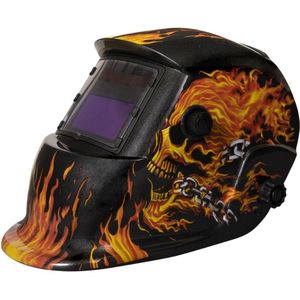 Topgear Automatische lashelm - Vlammen design - Groot kijkvenster - Lichtgewicht - UV/IR bescherming