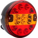 Achterlicht - 140 mm - 14 LEDS - 12 - 24 V - TRAILERGEAR