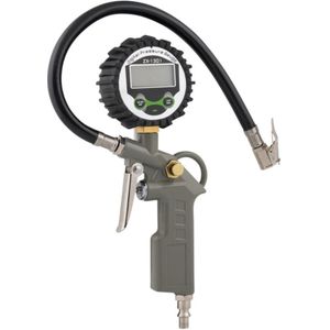 Topgear Digitale bandenvulmeter met verlicht display en luchtnippel