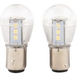 Topgear - LED-autolampen - 12V - BA15S - Set van 2 - Heldere Verlichting