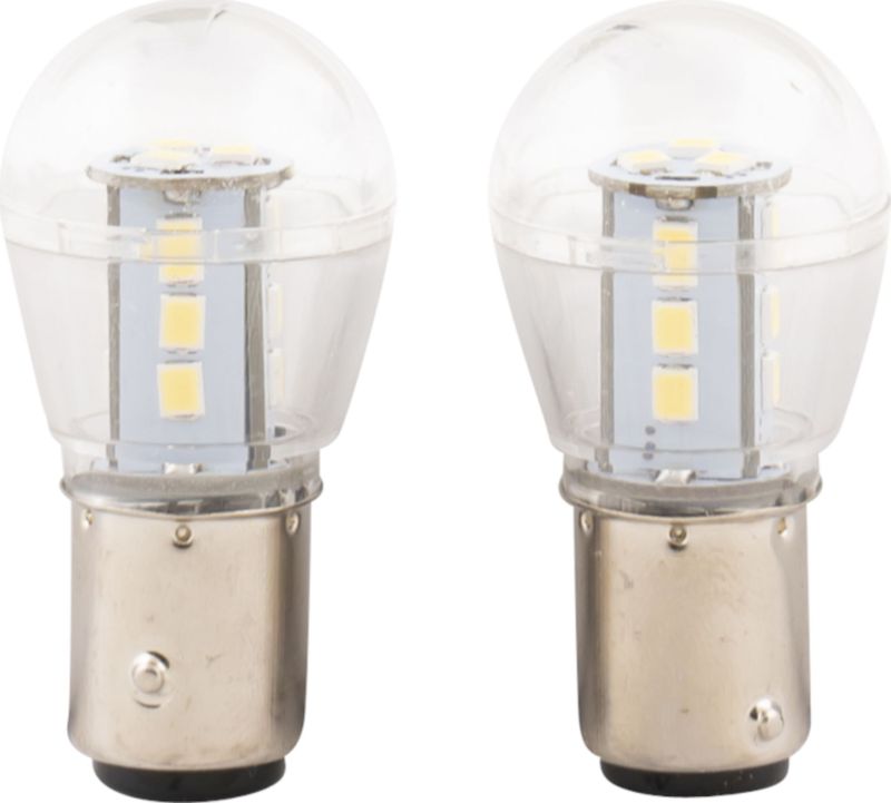 Topgear - LED-autolampen - 12V - BA15S - Set van 2 - Heldere Verlichting