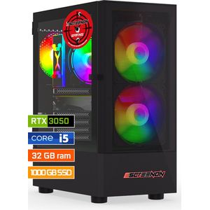 ScreenON - Intel Core i5 - 1024GB SSD - 32GB RAM - RTX 3050 - GamePC.V1220233 - Windows 11