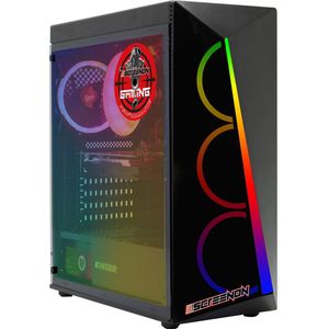 Medium Game PC - Ryzen 5 - 16GB DDR4 - GeForce RTX 3050 - 240GB SSD + 1TB HDD