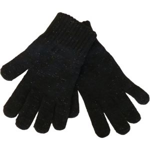 Gebreide dames handschoen - lurex - 5% elastisch