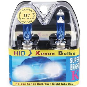 2 stuks 6000k Super Bright White H7 Halogeenlamp 12V Auto Koplamp Bulb h7 55w 100w halogeen Lamp Auto Koplamp Replacement Bulb