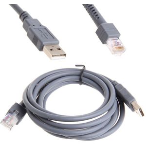 300Cm 9FT Usb Data Kabel Voor Symbol Barcode Scanner LS1203 LS2208 LS4208 DS3407 DS3408 M2007 M2008 DS3478 DS6707 DS6708