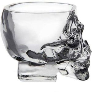 Skull Head Shot Glass Cup Wijn Mok Bier Glas Mok Crystal Whisky Wodka Thee Koffie Cup 80Ml Water fles