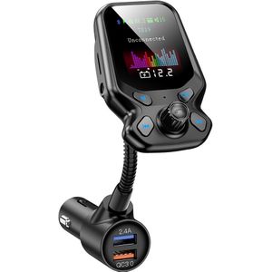 Handsfree Bluetooth MP3 Speler Fm Modulator Voor Auto Auto Fm-zender Bluetooth Autoradio Adapter Muziekspeler Snelle lader