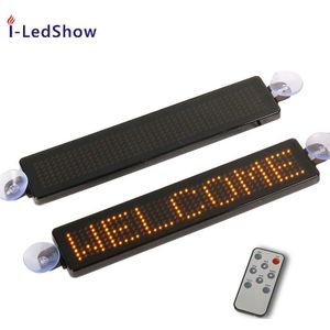 23Cm 12V Led Auto Teken Afstandsbediening Rode Led Sign Board Scrolling Programmeerbare Bericht Led Display Panel