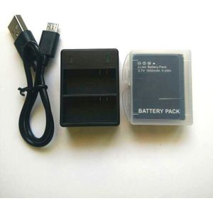 Voor Gopro Hero 3 Batterij 3.7 V AHDBT-301 Hero3 Batterij USB Dual Charger Battery case Voor GOPRO 3 + 302 actie camera accessoires