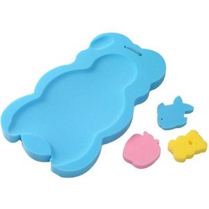 3 Stks/pak Baby Baby Zachte Bad Spons Seat Leuke Anti-Slip Foam Pad Mat Lichaam Ondersteuning Veiligheid Kids Kussen spons Badkamer