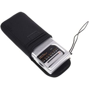 Radio Opbergtas Beschermhoes Soft Neopreen Case Portable Voor Sony ICF-S10MK2 Pocket Am/Fm Radio Xxuc