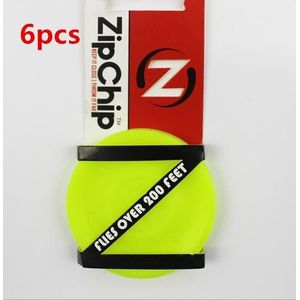 6Pcs Mini Pocket Zip Chip Flying Disc Zachte Outdoor Spin In Catching Game Strand Speelgoed